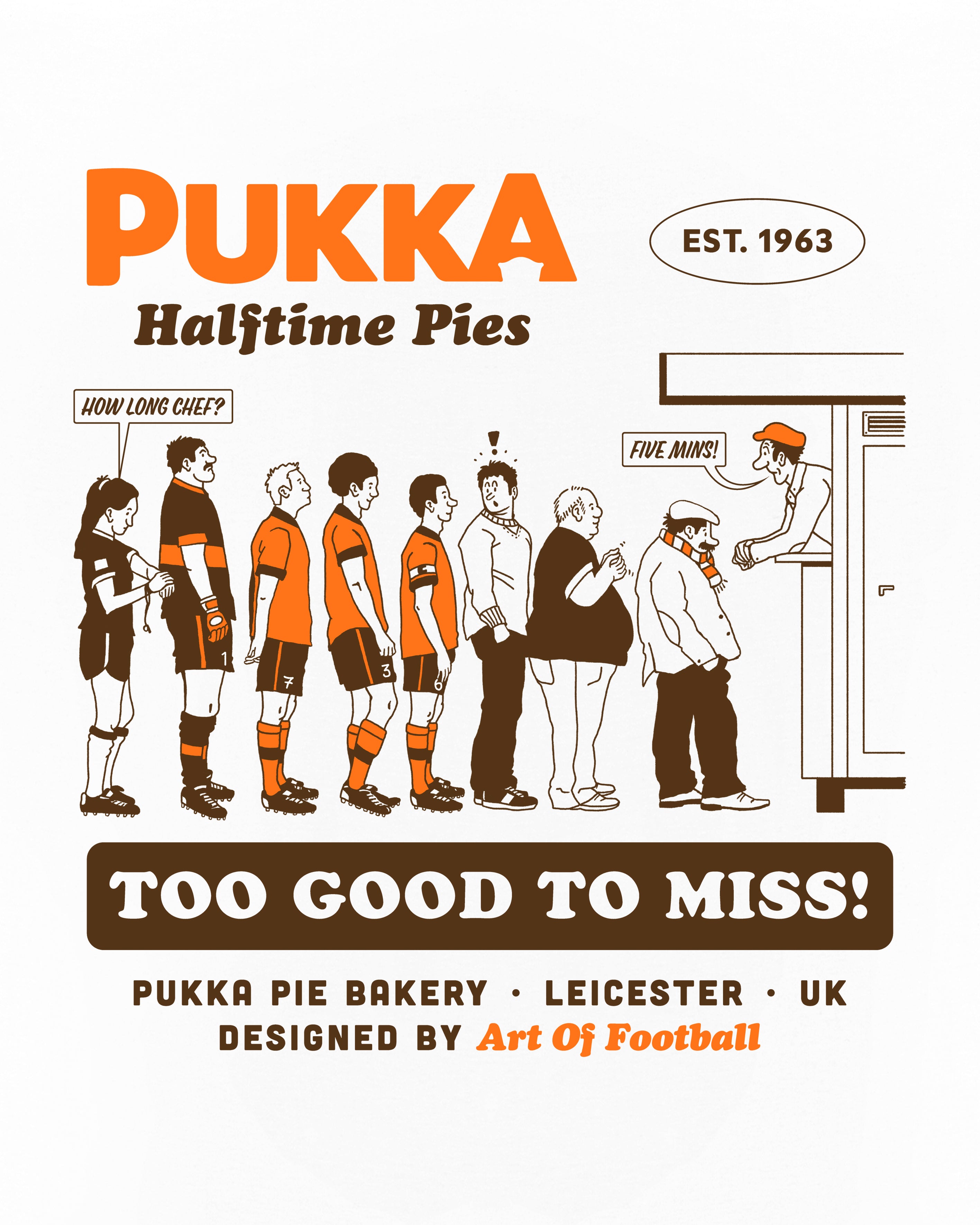 ART OF Football x Pukka Too Good To Miss Tee | AOF White T-shirt