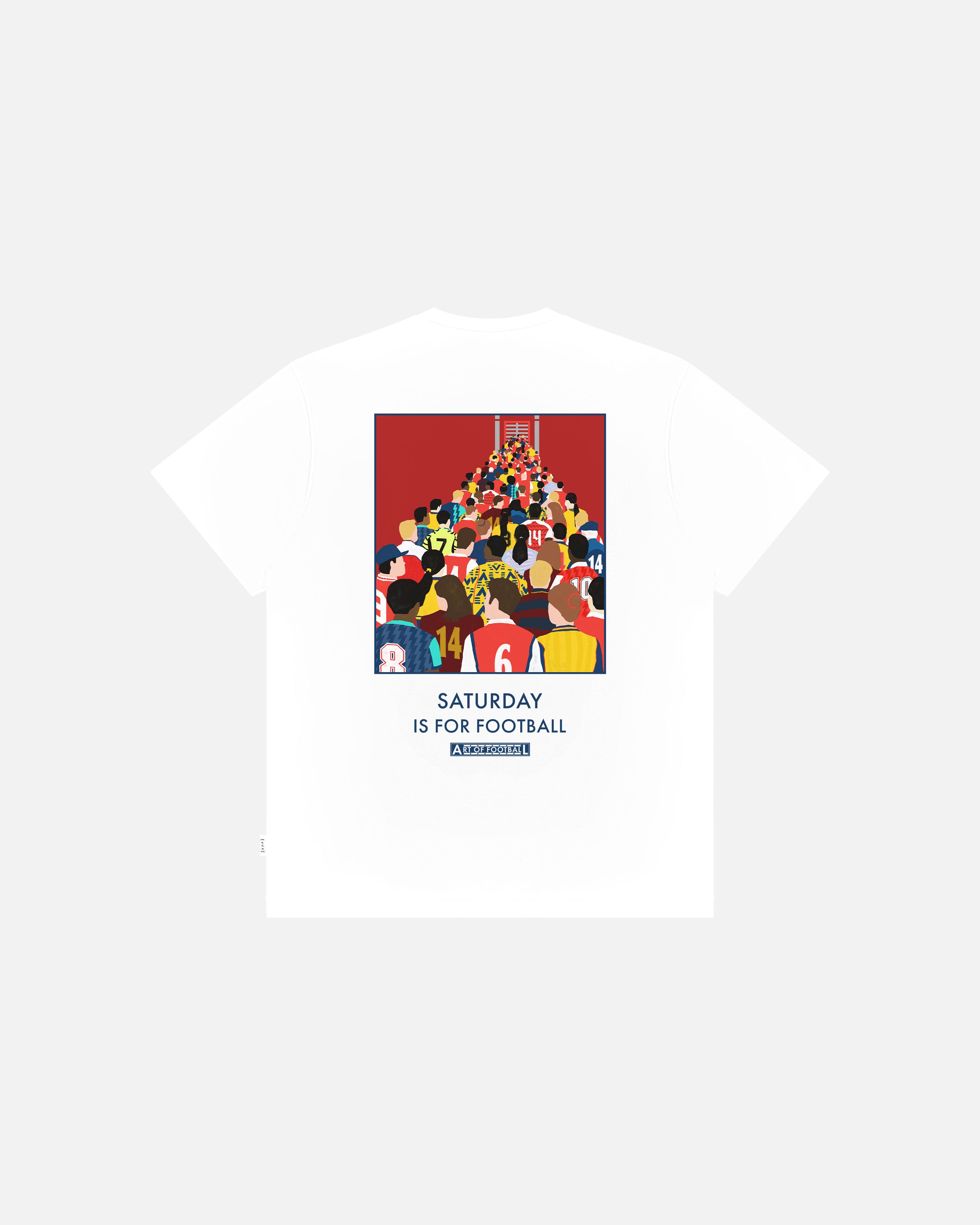 ART OF Football Saturday Is For Football Tee | AOF AFC White T-shirt