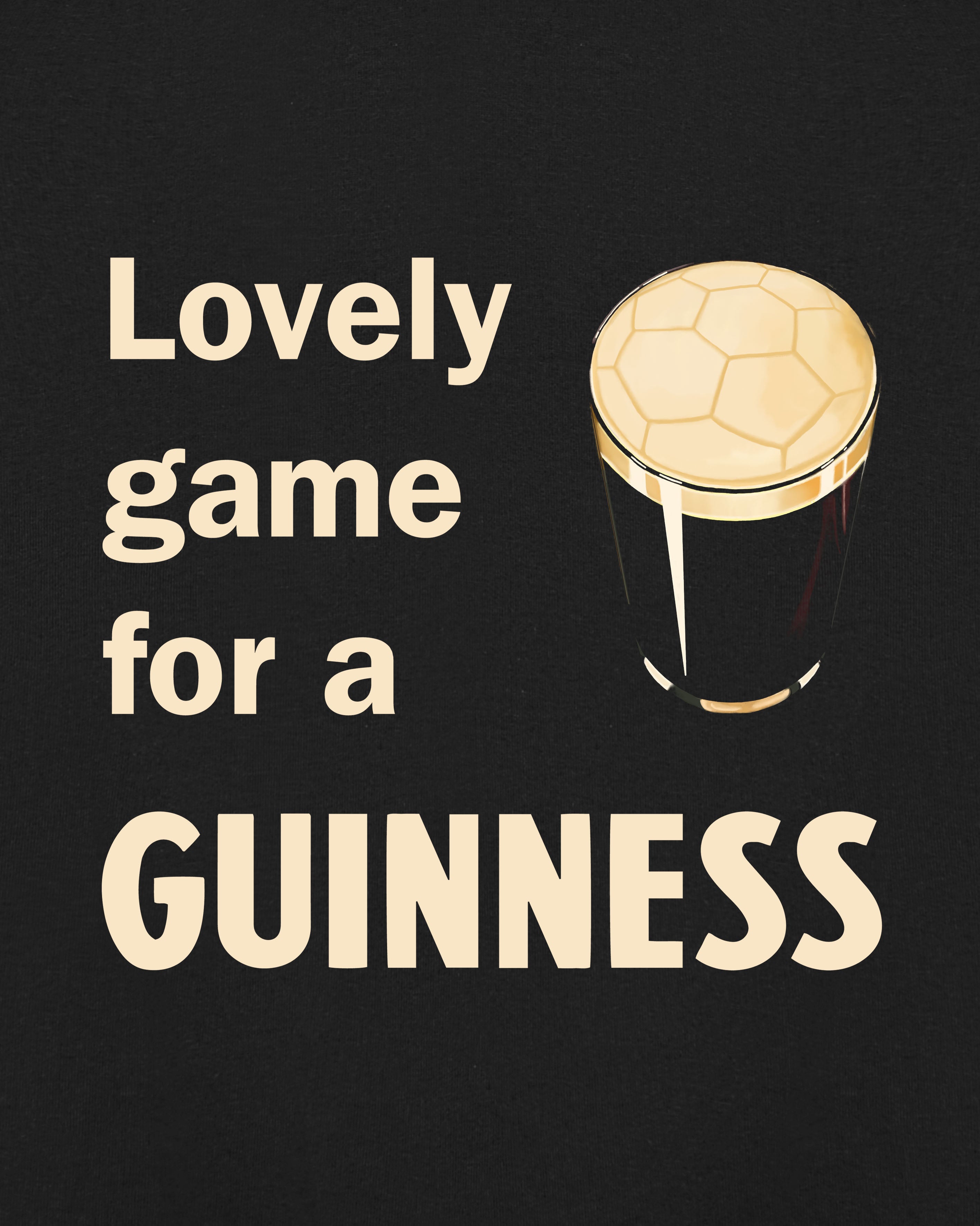 ART OF x Guinness | Lovely Game For A Guinness Graphic Football Hoodie