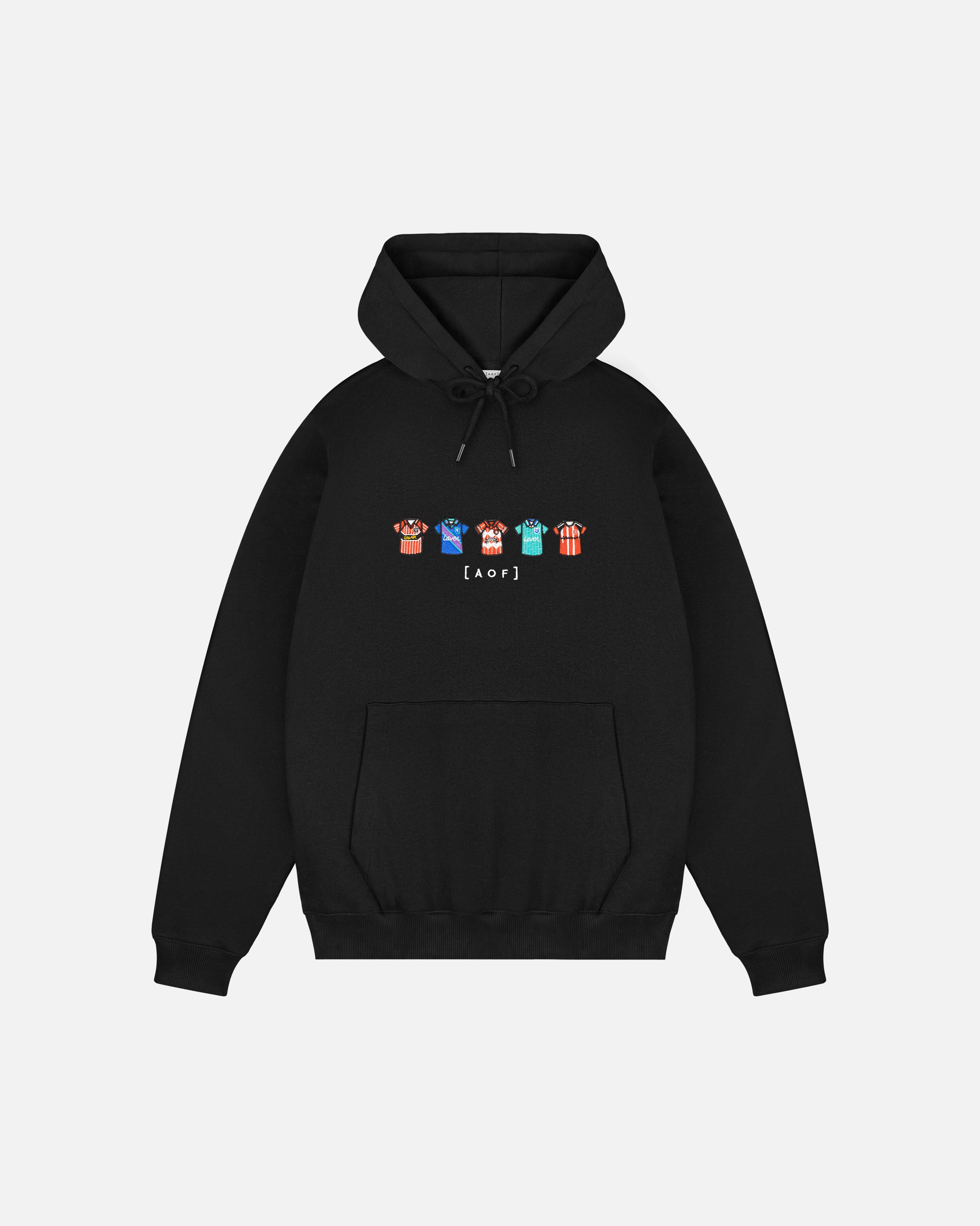 AOF Sheffield United Embroidered Classics Hoodie | Black Sweat