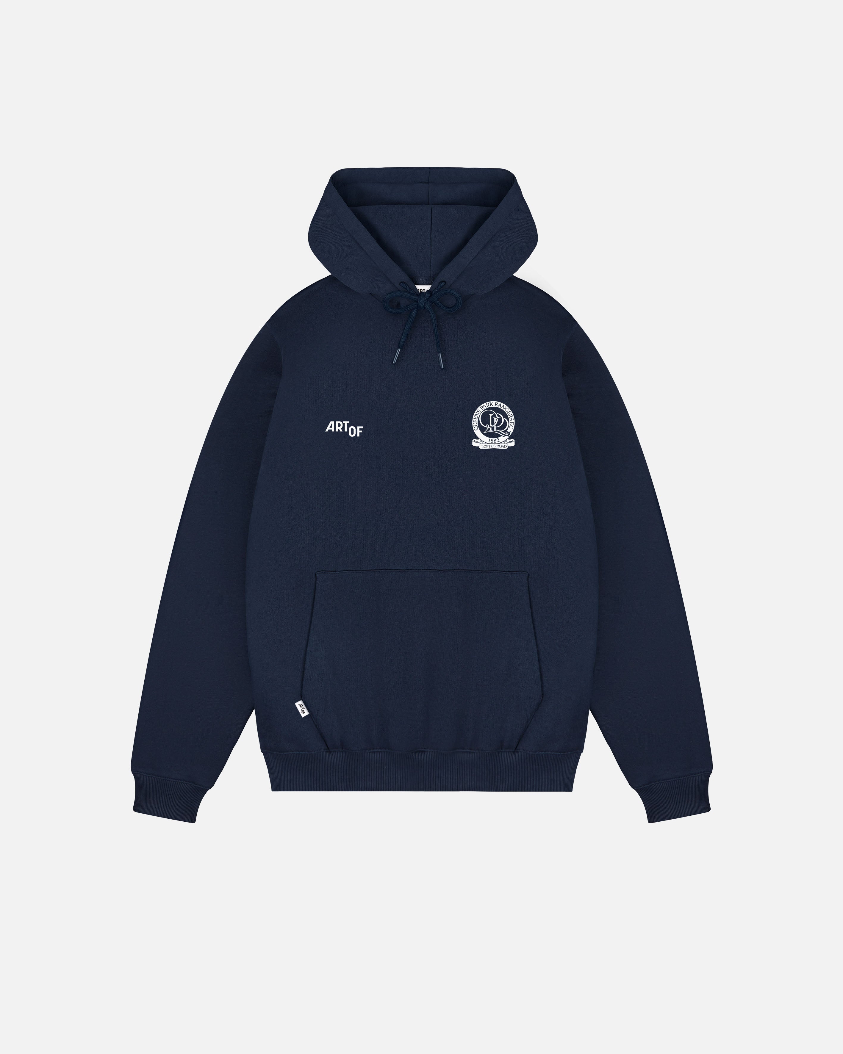 ART OF x QPR Heritage Hoodie | Navy Printed Football Sweat