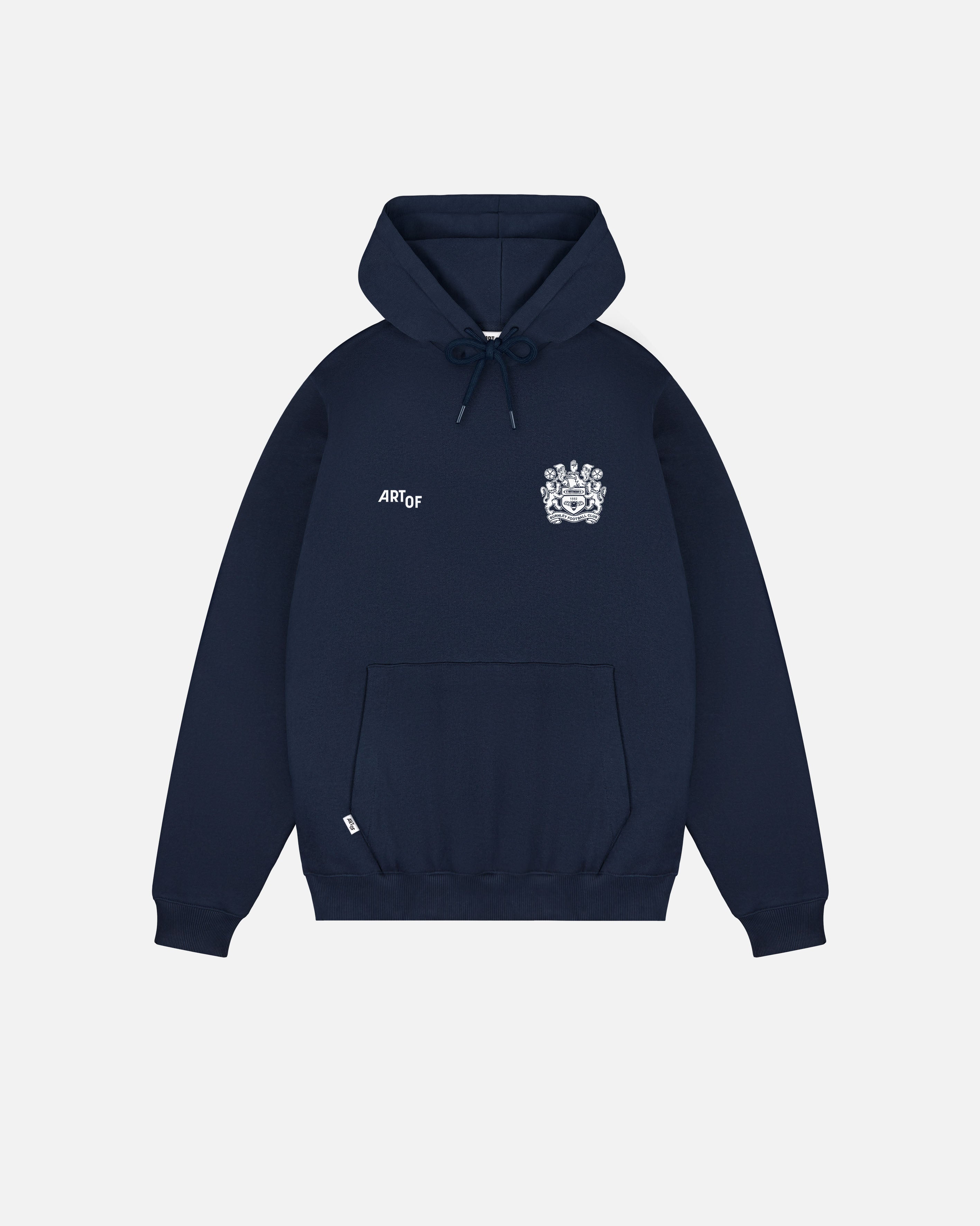ART OF x Burnley Heritage Hoodie | Navy Printed Football Sweat
