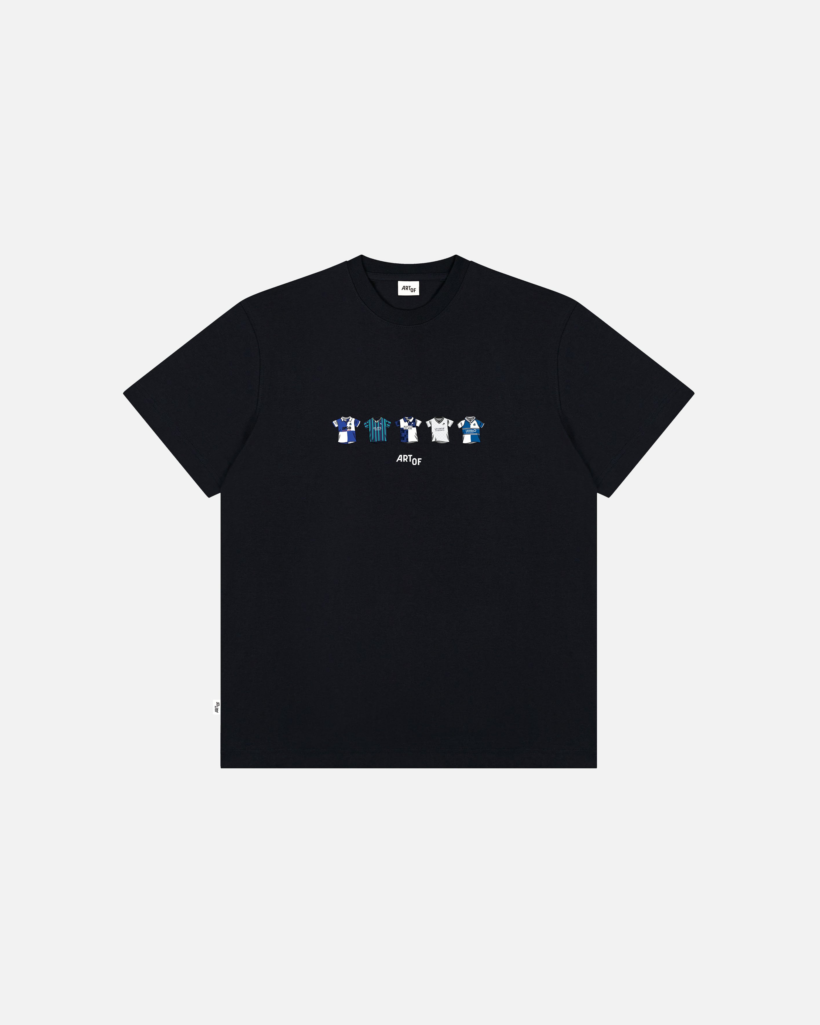AOF Bristol Rovers Printed Classics Tee | ART OF Football Black Tee