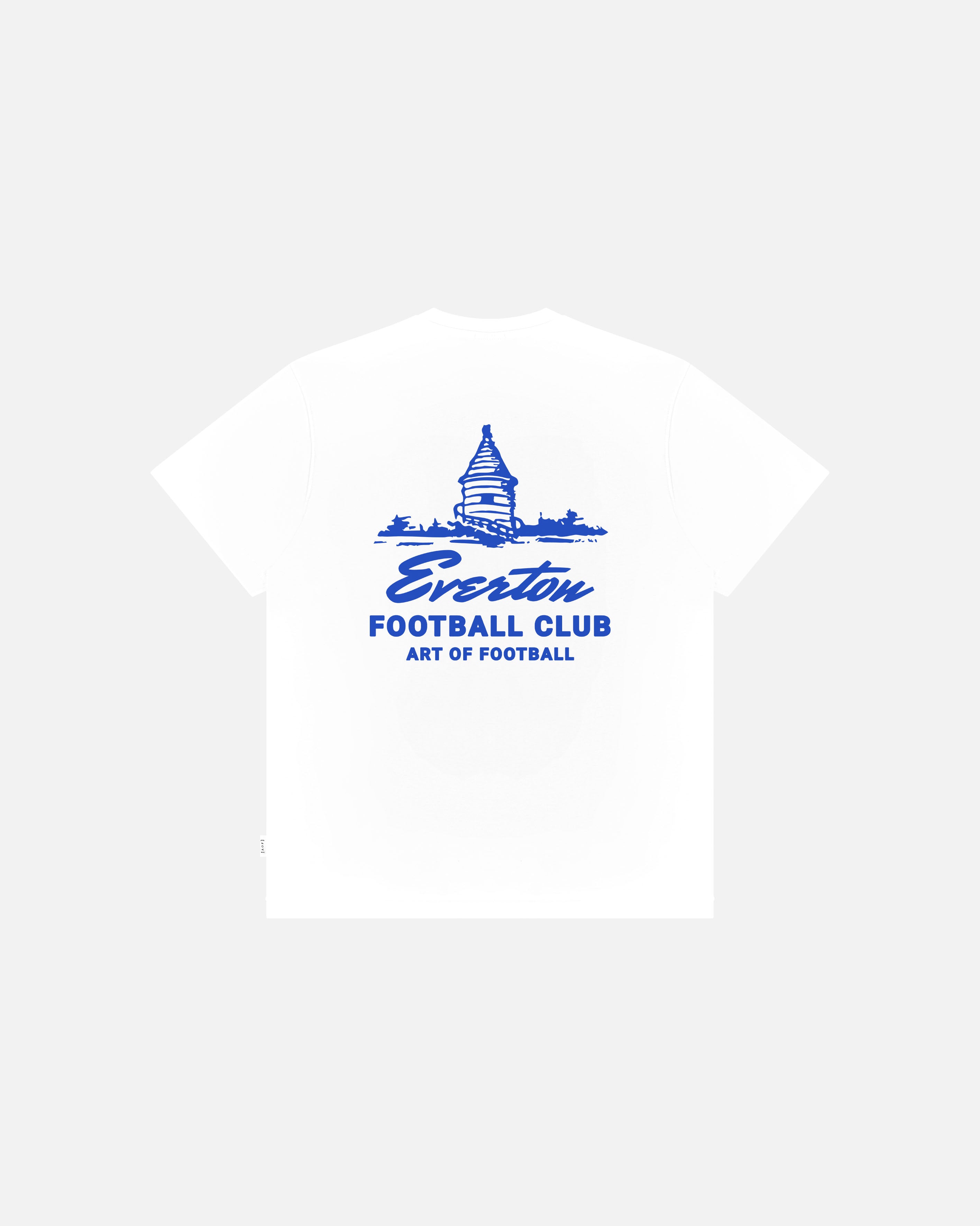 ART OF Football x Everton Tower Tee | AOF x EFC White Graphic T-shirt