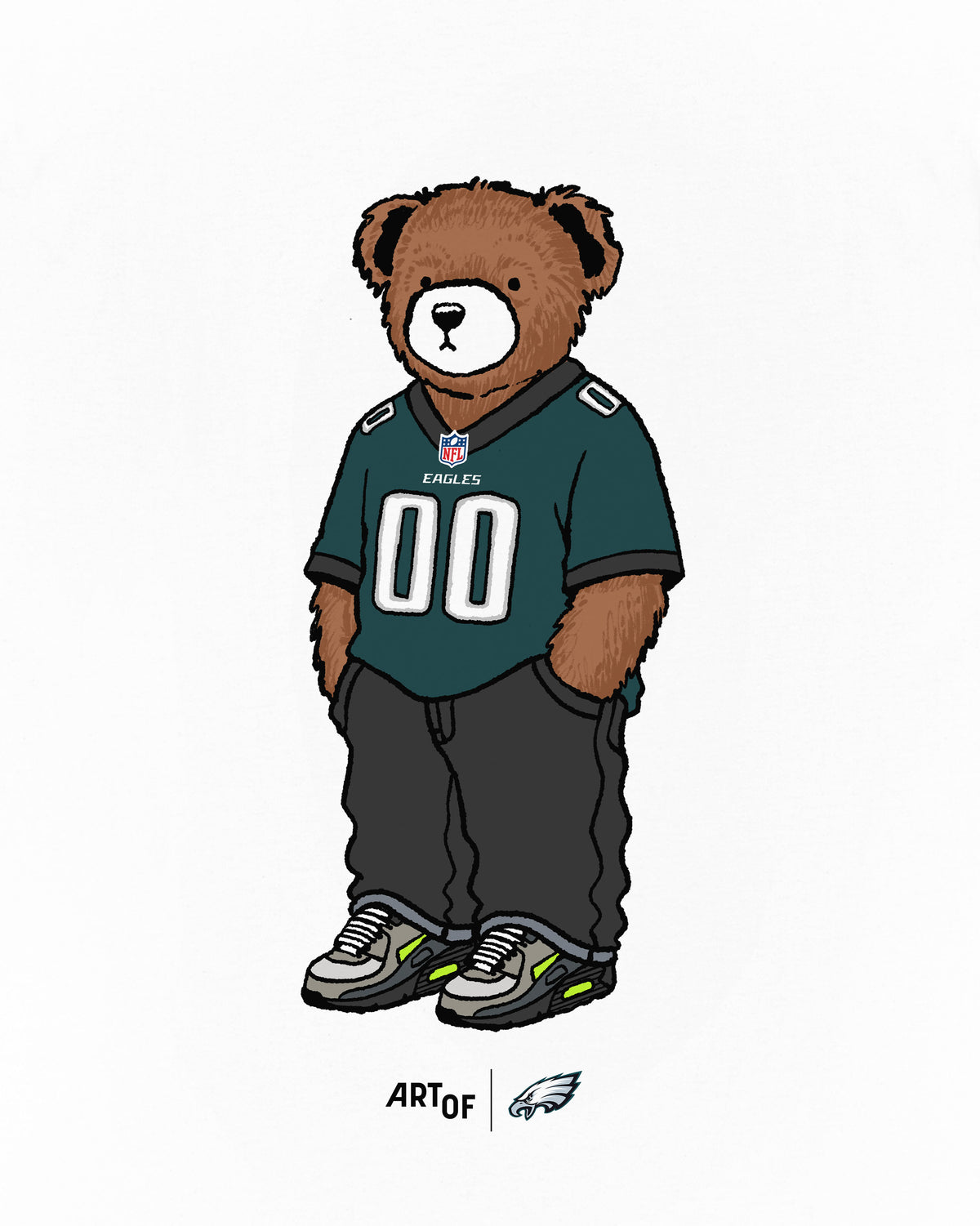 ART OF NLF Philadelphia Eagles Pickles Tee | American Football T-Shirt