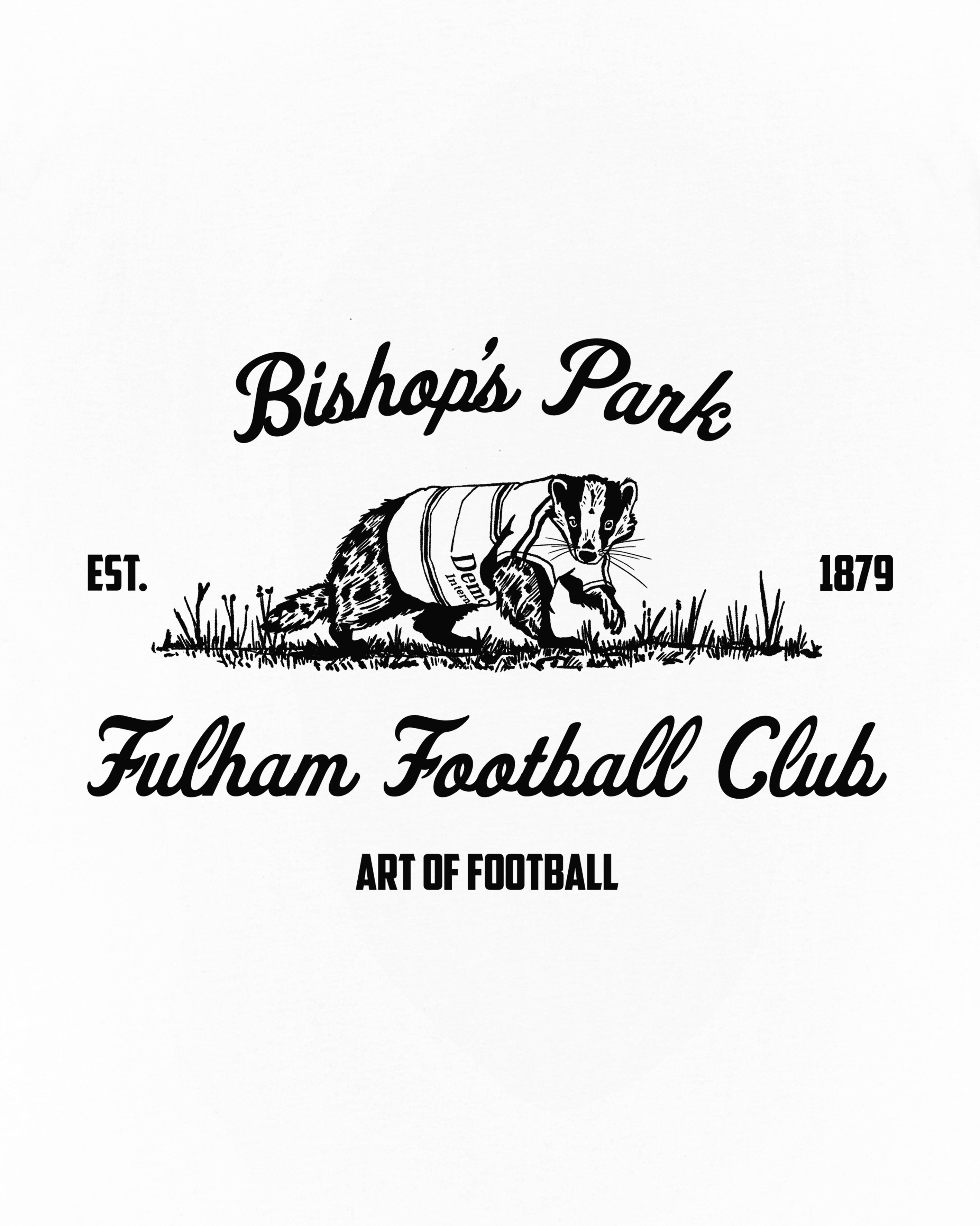 ART OF Football x Fulham Bishops Park Stroll | AOF FFC White T-shirt