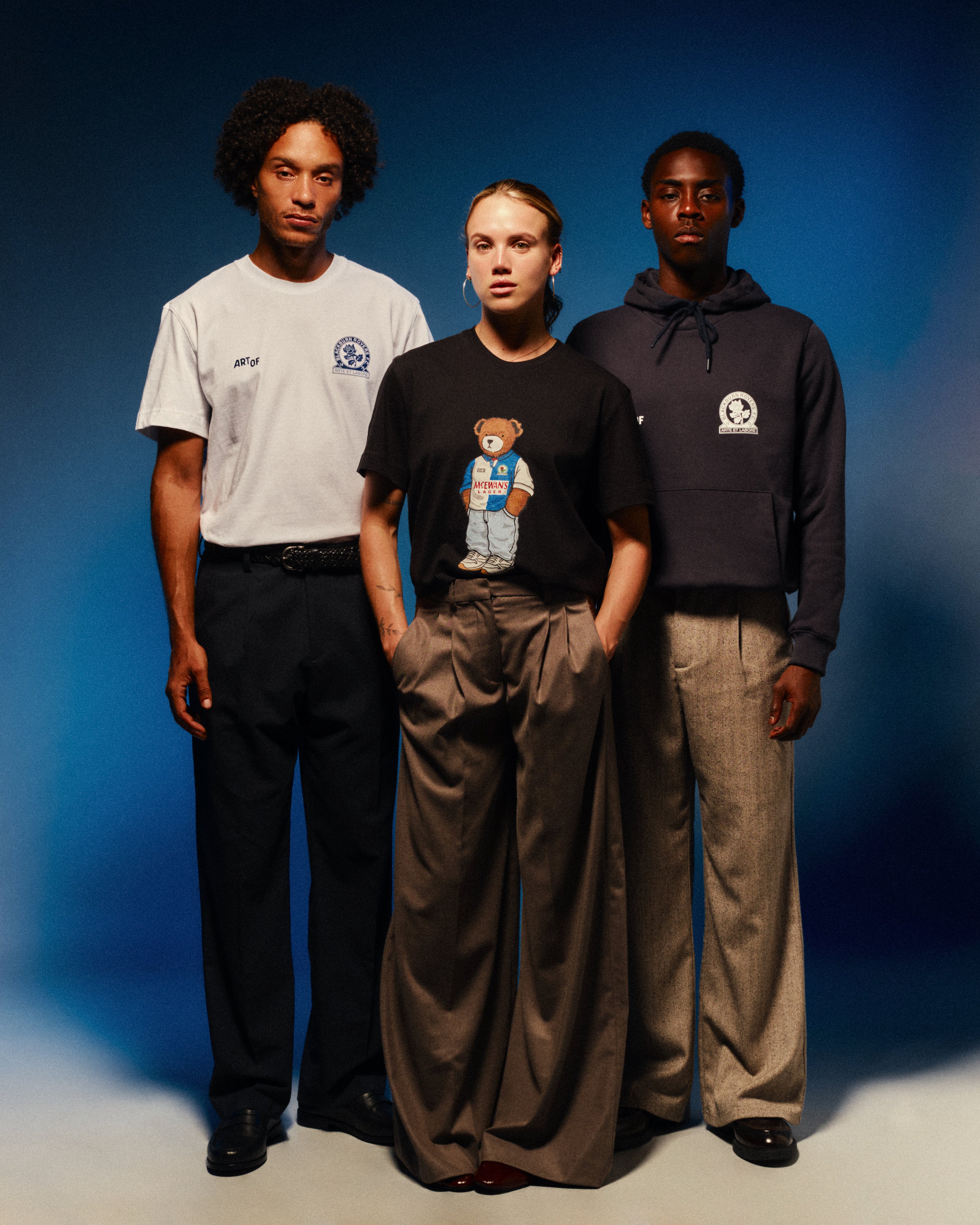 ART OF x Blackburn Heritage Tee | White Graphic Football T-shirt