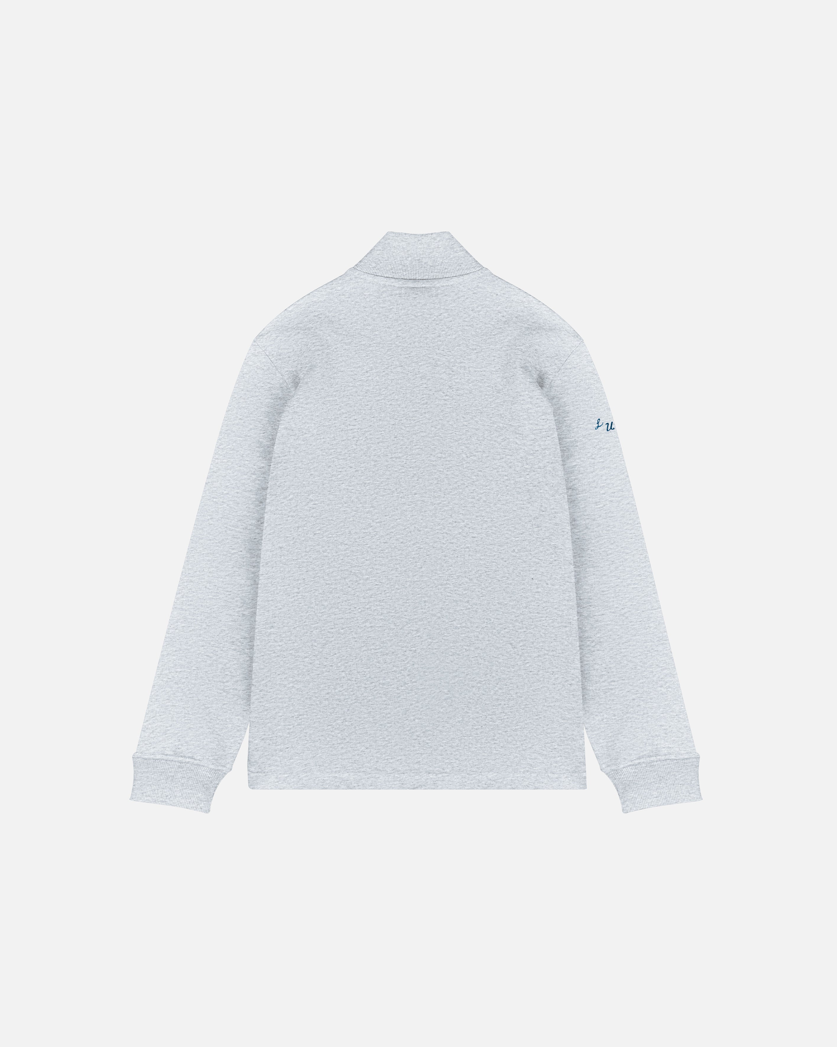 ART OF Football x Leeds United Grey Quarter Zip Sweat | AOF x LUFC