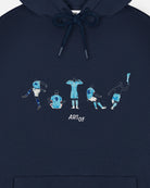 ART OF x MCFC Embroidered Icons Navy Hoodie | City Football Sweat